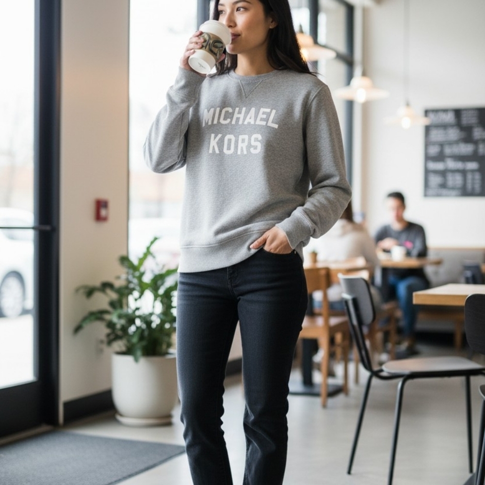 Michael Kors Gray Women's Sweater size Small